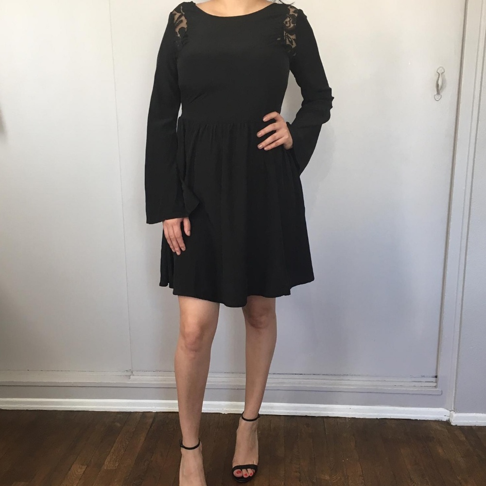 Black  mini bell dress